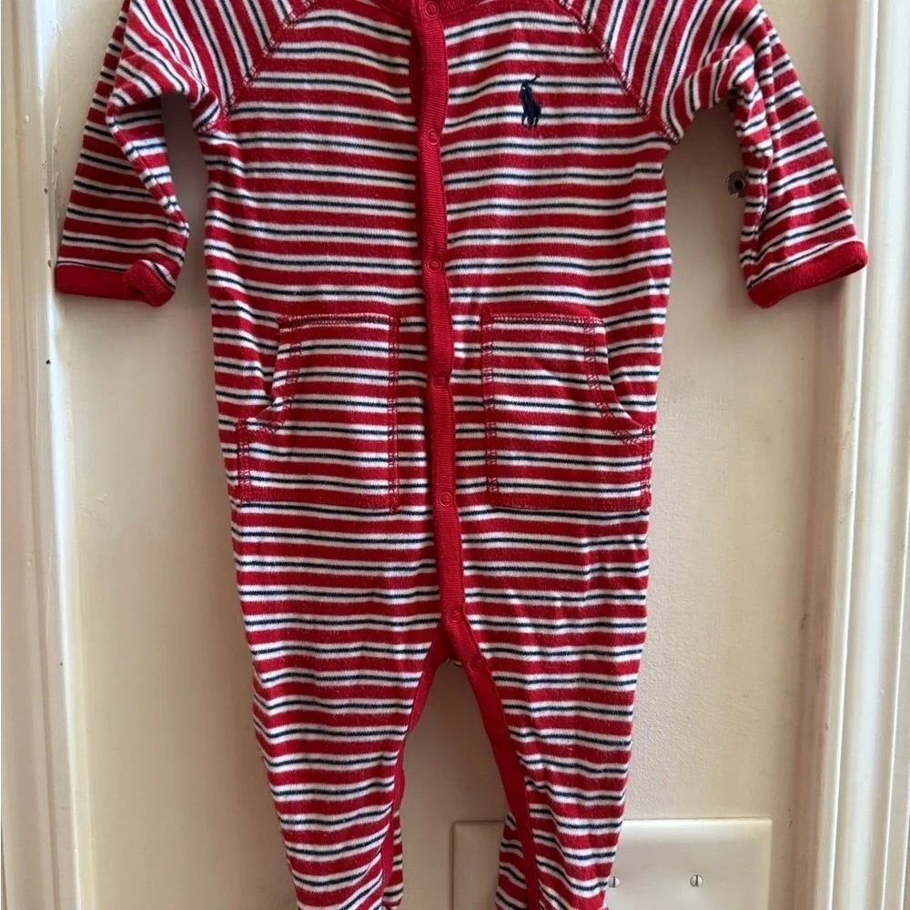 Ralph Lauren Footed Romper